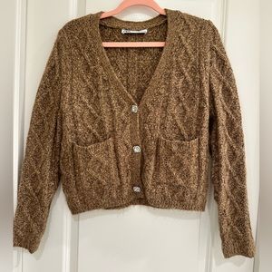 Zara cropped sweater